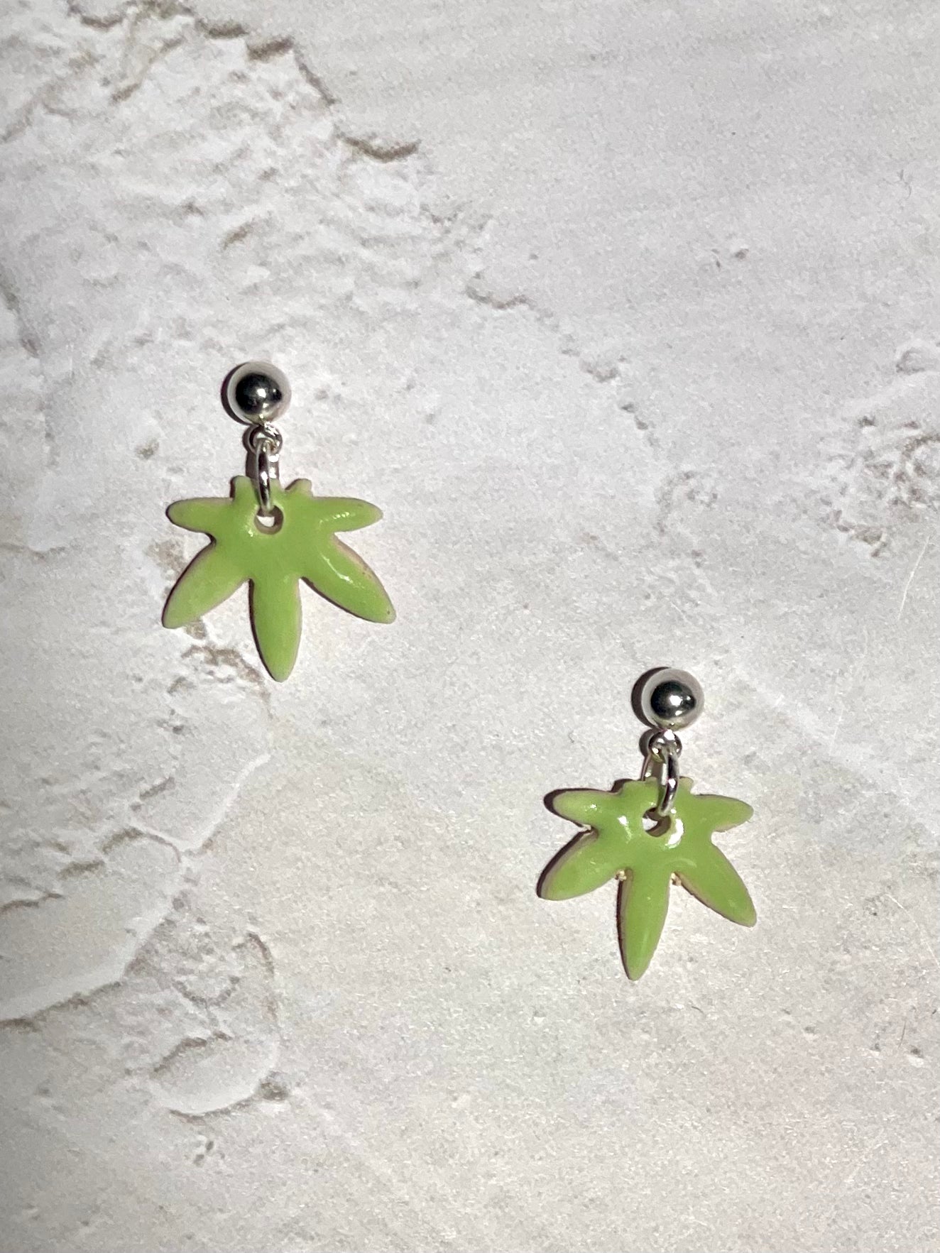 Mini Leaf Earrings